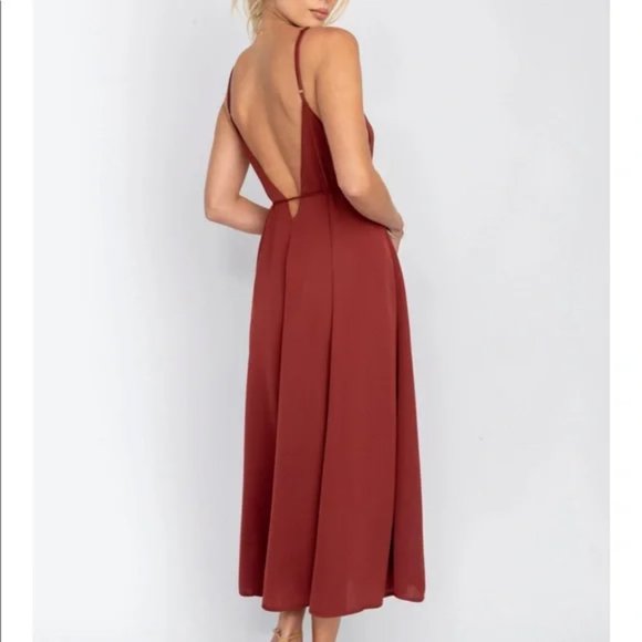 Resa : Hannah Midi in Merlot - Picture 3 of 3